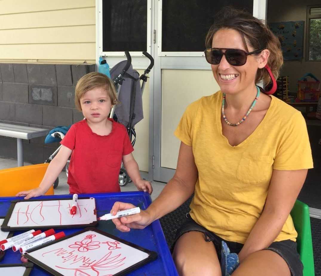 Finnigan and mum Fiona enjoy time together and May 13 is the day to treat your mum for Mother’s Day - pictured at Rainbow Beach playgroup