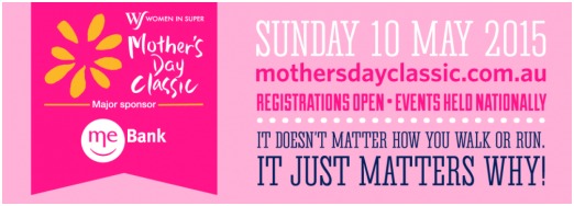 Register now for the Mother's Day Classic