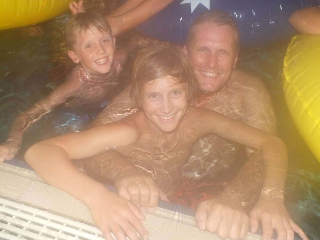 Cool down with a movie in the pool!