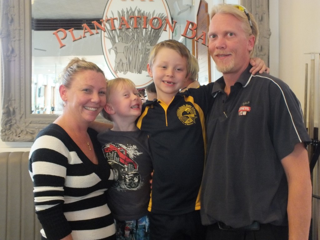 New family made welcome at the pub