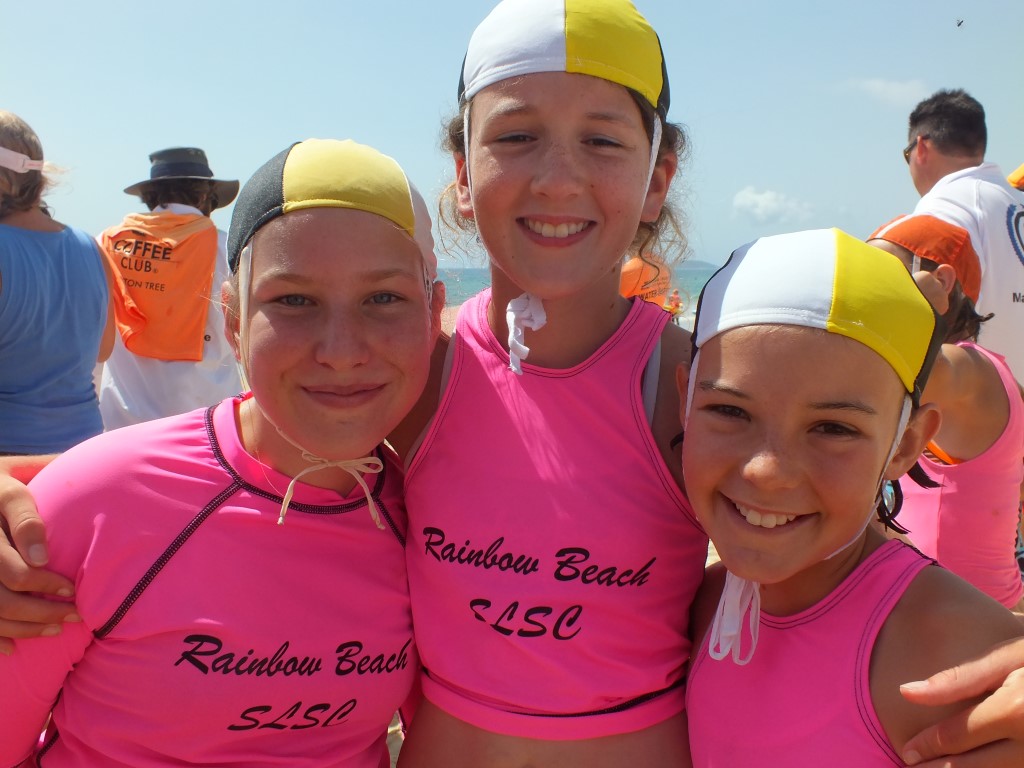 Sarah Speirs, Jasmine Legge and Abby Schooth look forward to another great carnival Annie White and Tilly Duggan were competitive at last year's popular carnival