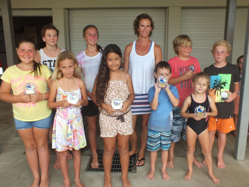 MOST IMPROVED Back: U11 Jasmine Wintle, U13 Hannah Wilson, sponsor Rebecca Duggan, Under 14 Cody Craig, U12  Drew LindenbergFront: U10 Immogene Betteridge, U9 Emma Worthington, U8 Amassa McPherson, U6 Sam Norman, U7 Leilani Dennis