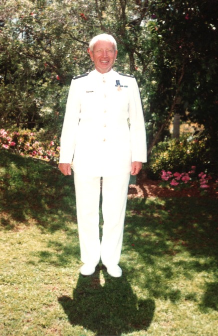 Pat Nayler at Government House, Brisbane after presentation of his OAM