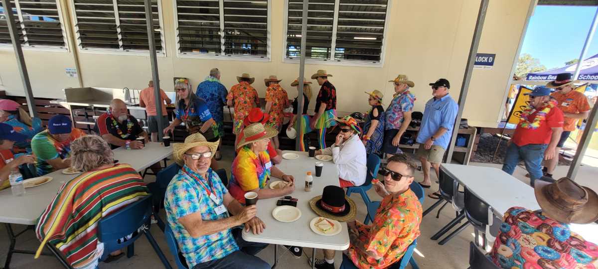 Variety Victoria 4WDers brought colour and fun to the school on a recent visit
