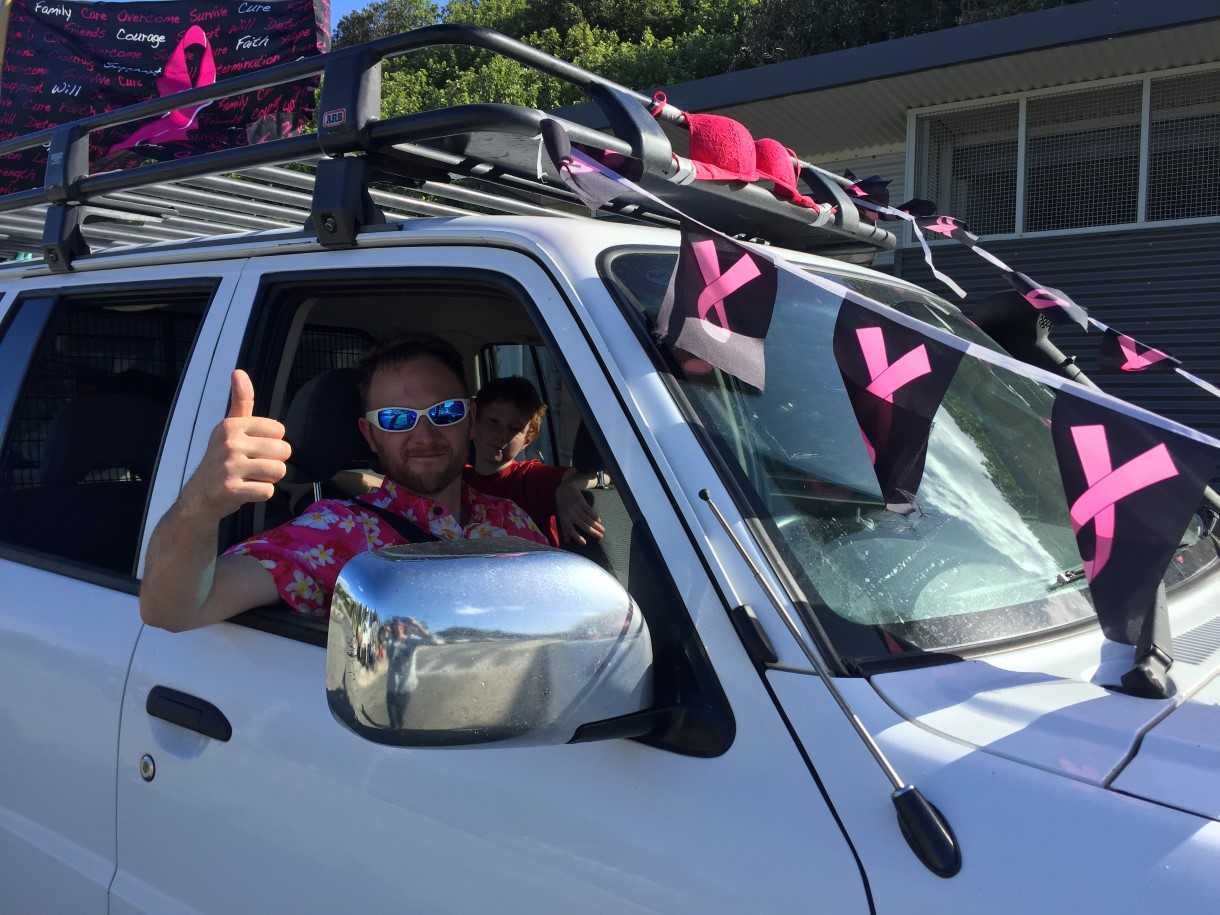 4x4 pink run last week end raised over $47000 with 455 cars coming together for breast cancer awareness