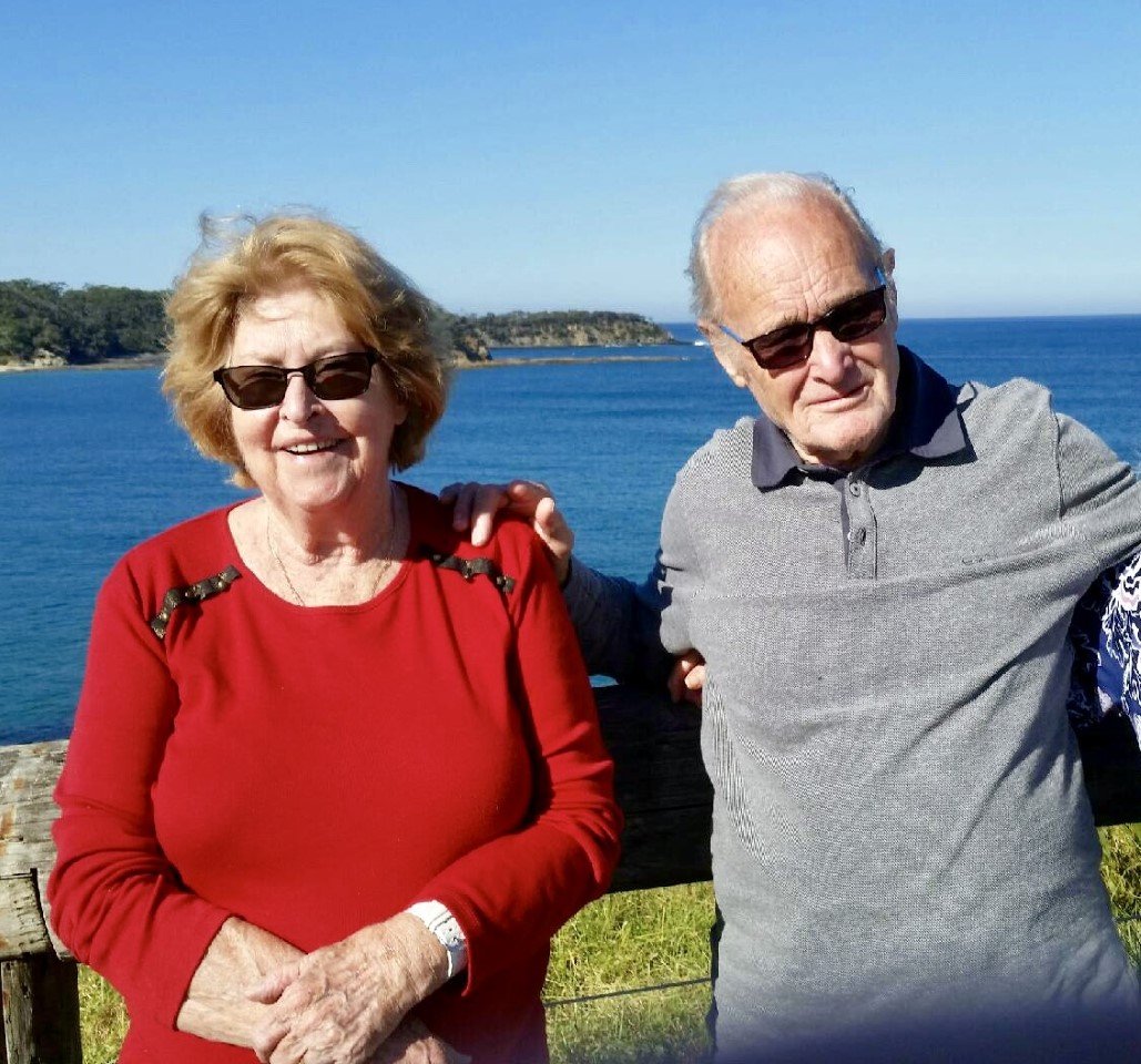 Bryan and Christina Smith who received a RADF grant to research the history of the Queensland Titanium Mines   