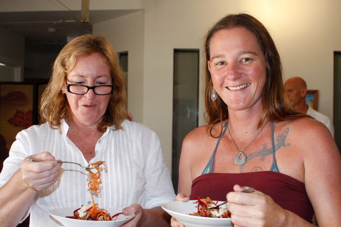 Eating Raw in Rainbow Beach