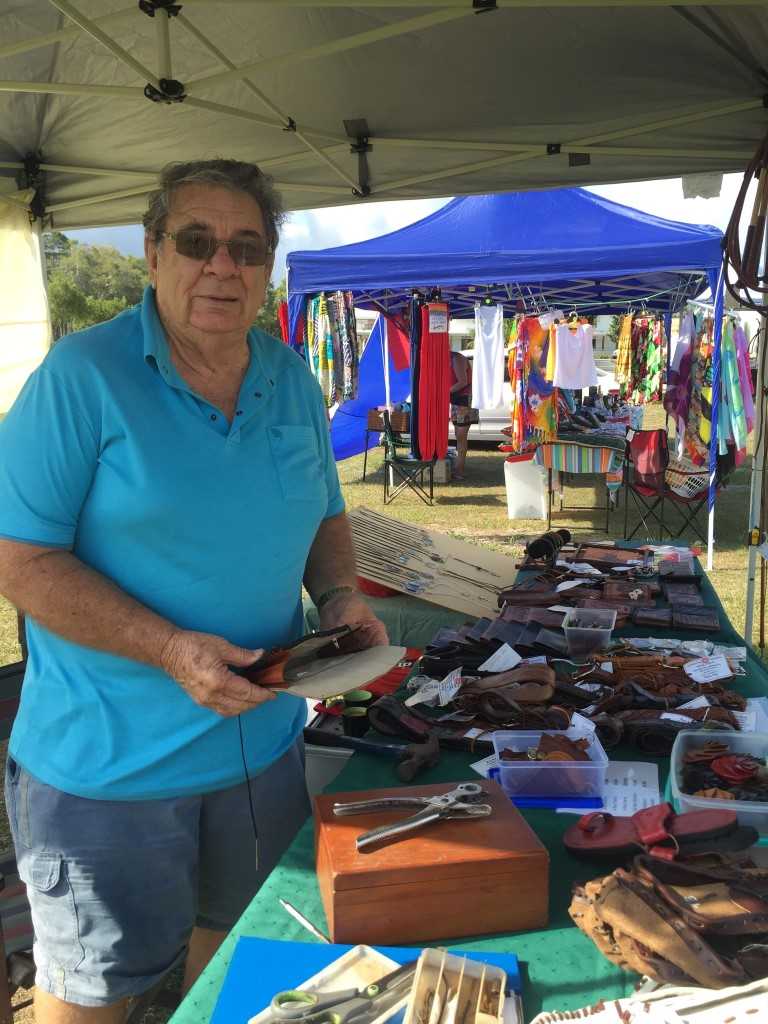 Ray and Dawn King from Rainbow Beach thank locals and visitors for helping them raise cash for cancer and MS prevention and research