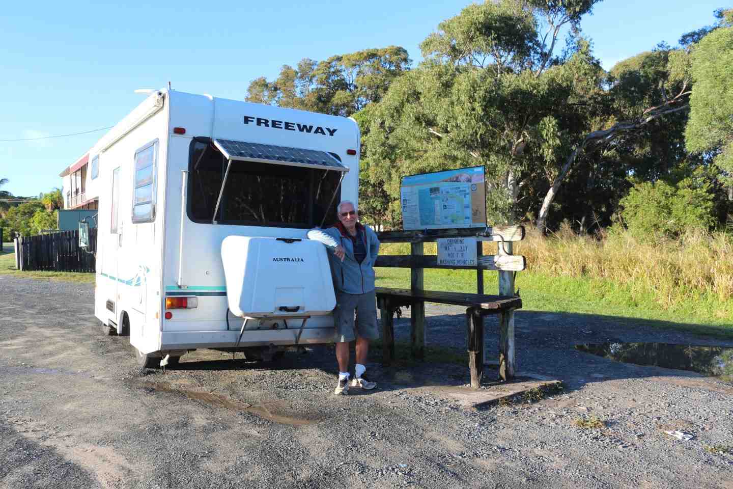 Dave at the dump point 