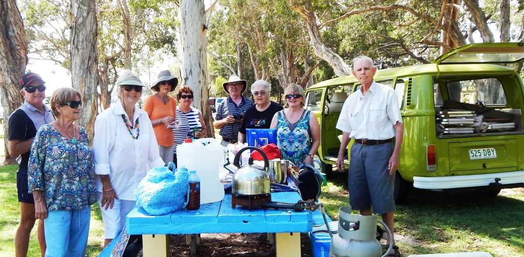 RB Over 60s at Tinnenbar beside Don Hill’s combi van.