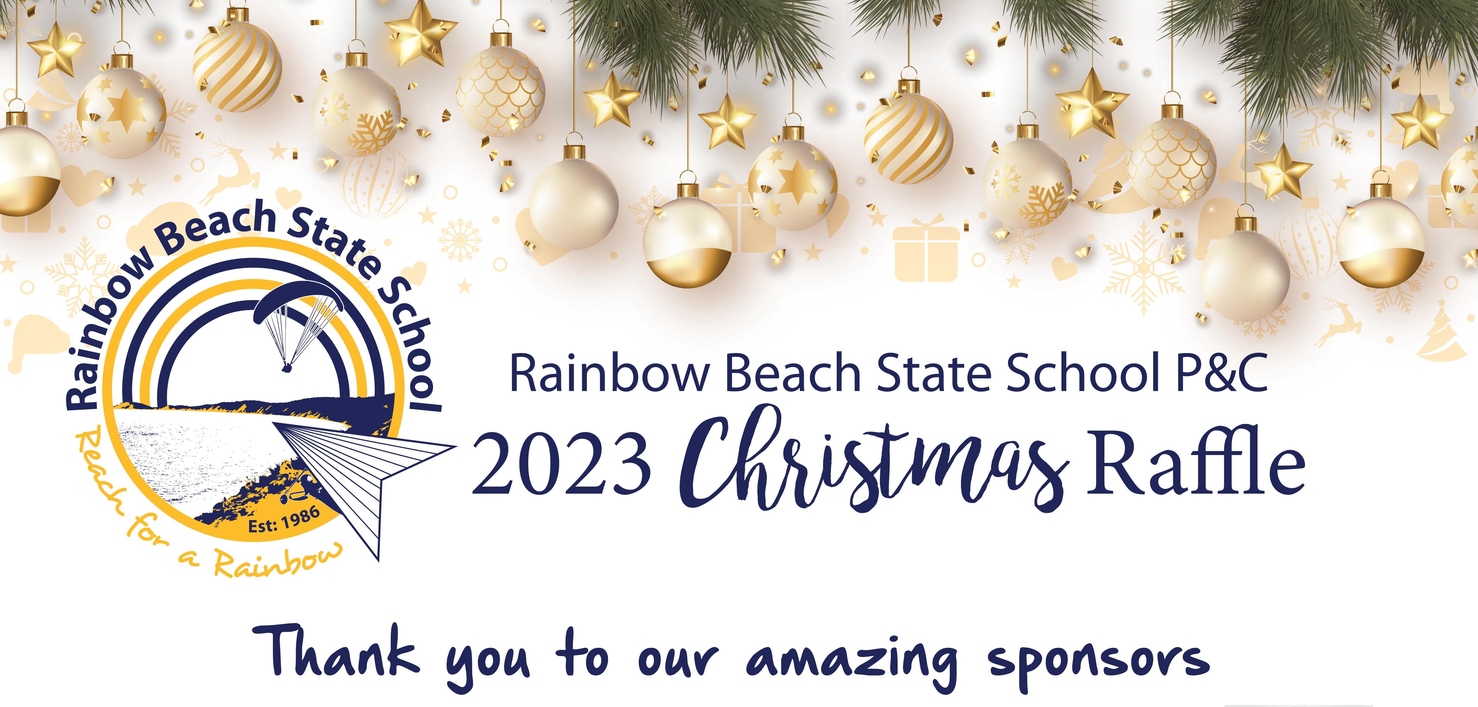 Rainbow Beach P&C Raffle Poster