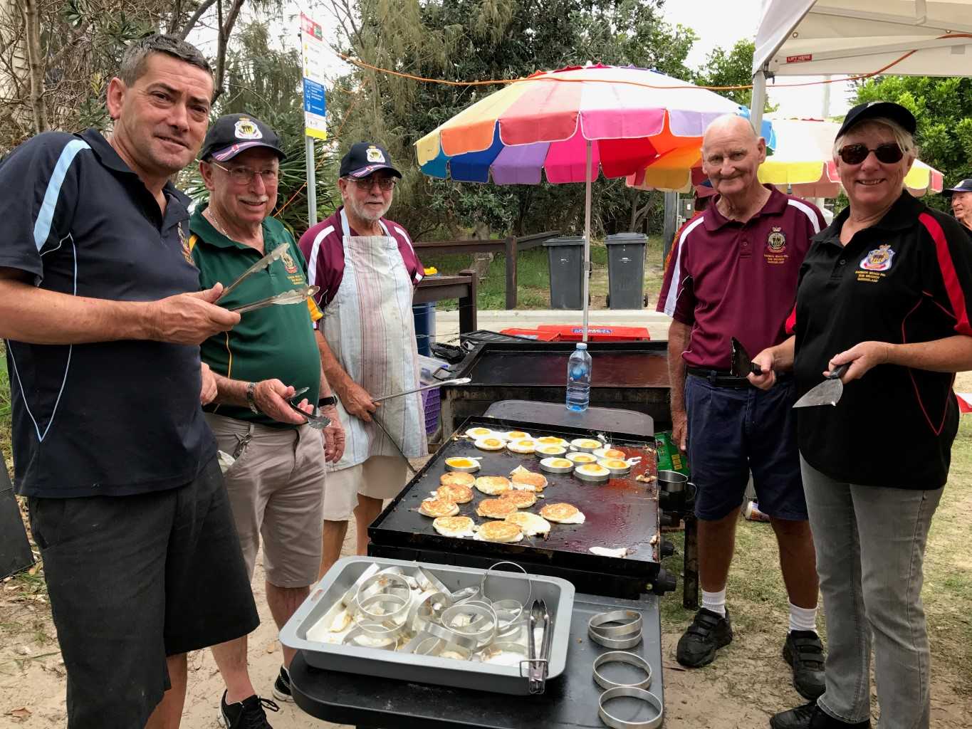 After their annual stint at the BBQ for the RBSLSC Nippers Carnival, Rainbow Beach RSL Sub Branch members invite you to their Remembrance Day Service