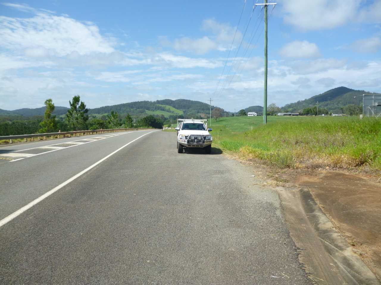 Entering Goomboorian 80km zone was one of the areas earmarked for a possible turn-out bay, proposed in a recent audit of Tin Can Bay Road