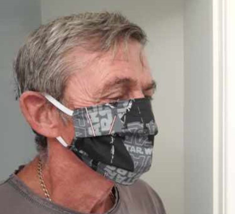 Tin Can Bay RSL volunteers have been busy sewing non-surgical masks and giving them out to veterans and community members in