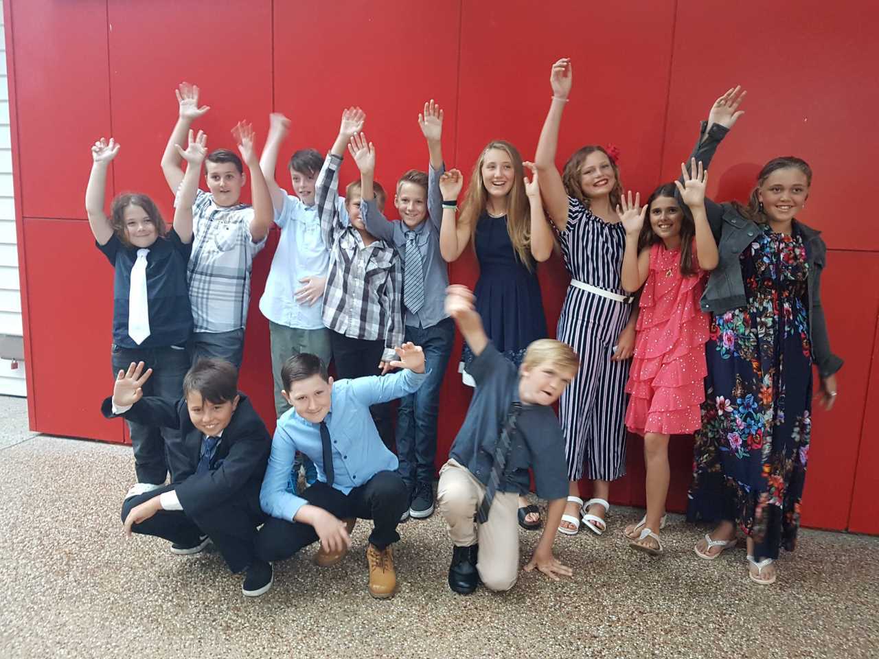 Grade 6 celebrated with their Graduation Dinner