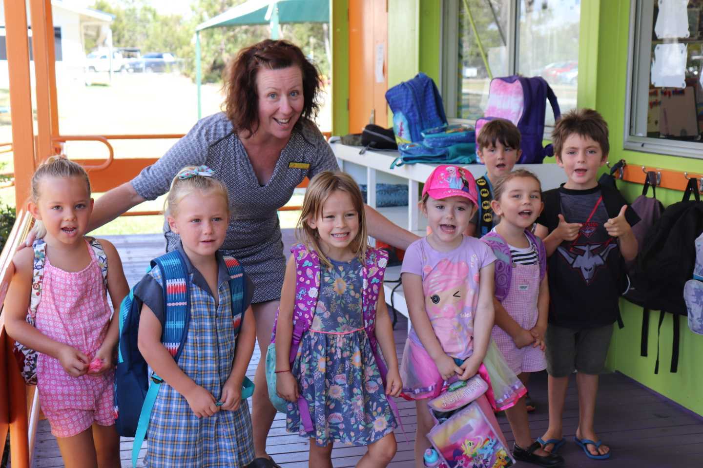 Sarah Brantz shepherds the flock of pre-preps into their orientation classes, so they’re ready for school next year