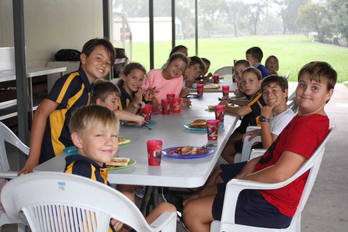 Both breakfast and fitness club have a strong attendance each Thursday morning from 7am at Rainbow Beach State School