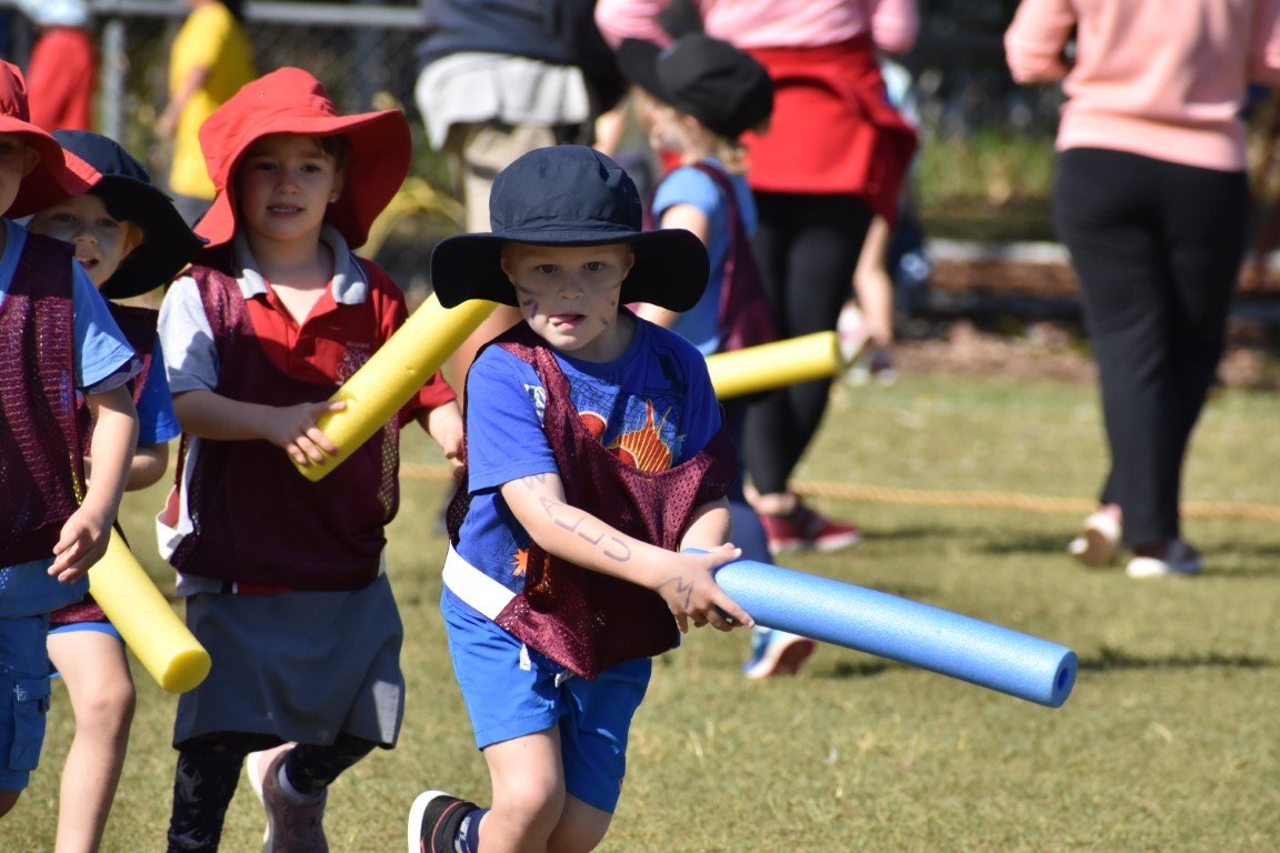 Students enjoying the Mini Olympics