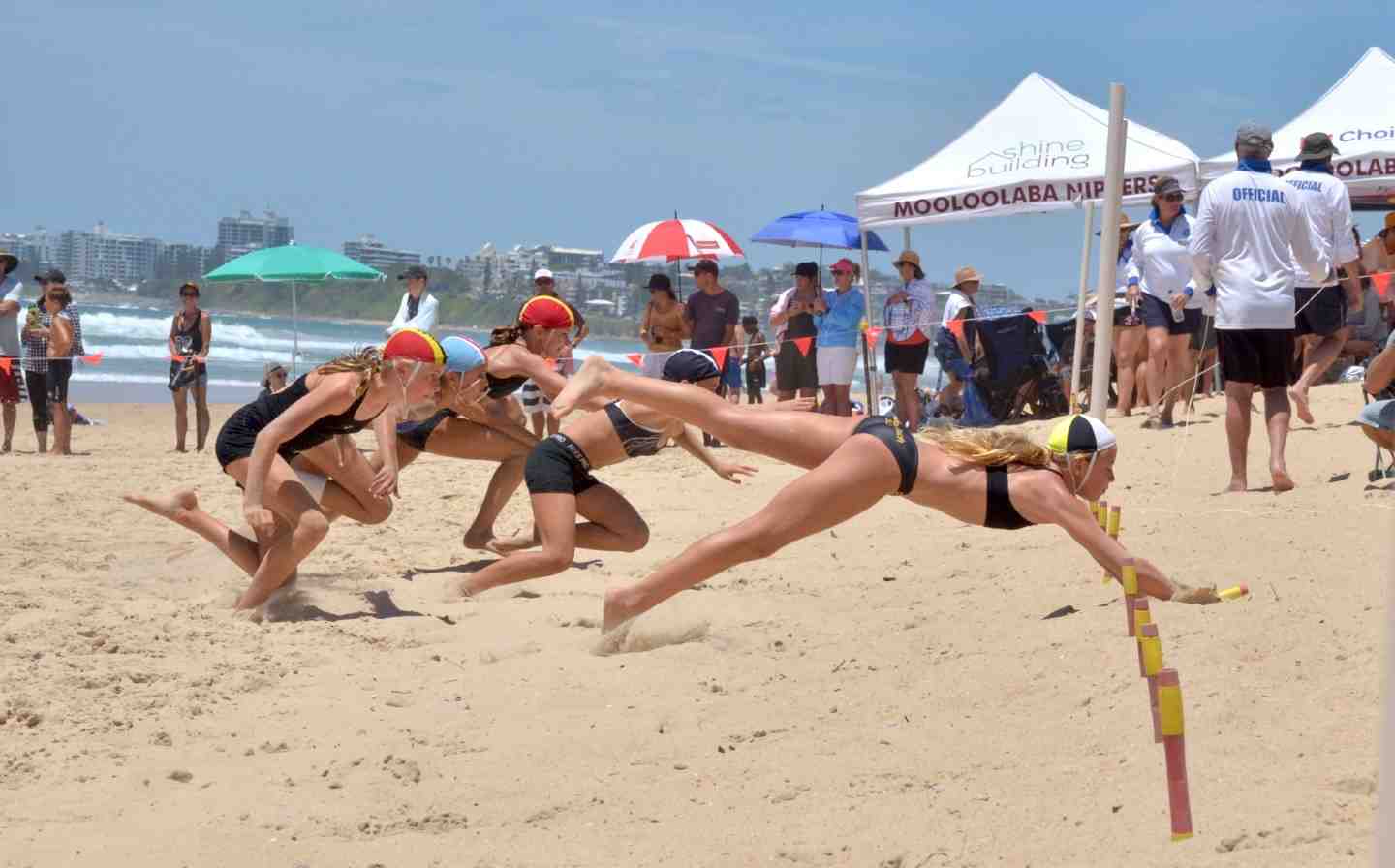 Rainbow Beach Nipper, Sienna Arthur, has won Queensland gold! Image Julie Pratt
