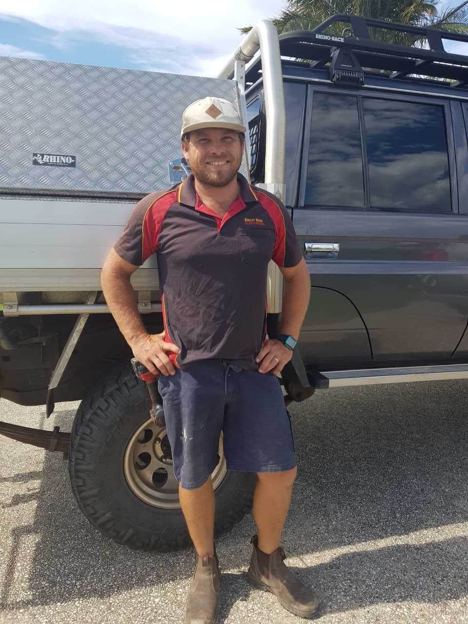 Electrician and local, Smiley Mick, balances family life with a thriving business 