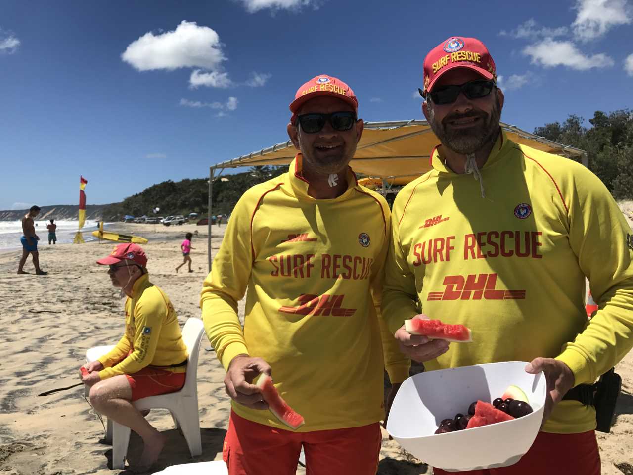 Greg Dodt and Shane Handy - where Christmas Day is just another day on patrol!