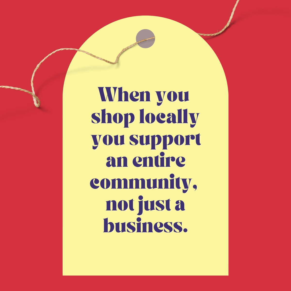 Support local business