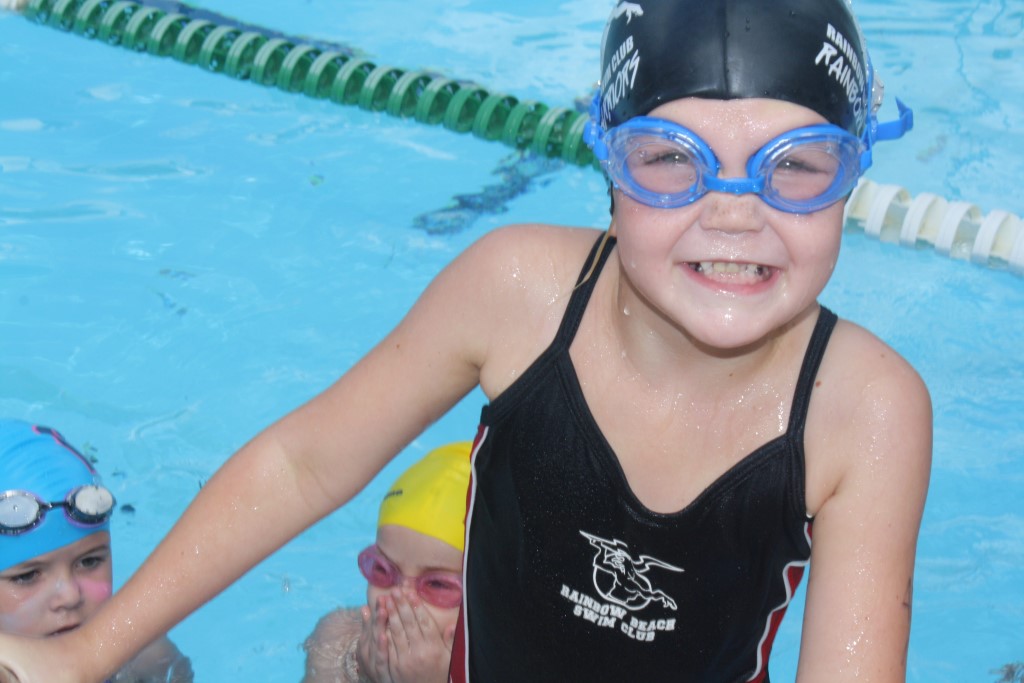 Jahli’s first swim race in Cooroy