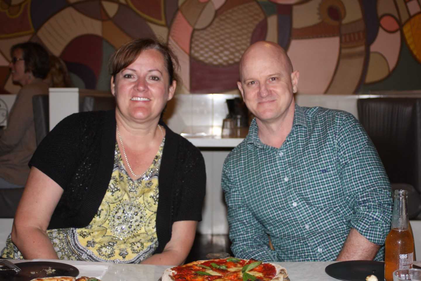 The Corroboree famil last month is but one example of our tourism bodies working with locals to get Rainbow Beach international promotion - Heatley Gilmore and Mark Beech mingle with Canadians at Arcobaleno on the Beach, who say they plan to send their customers here! 