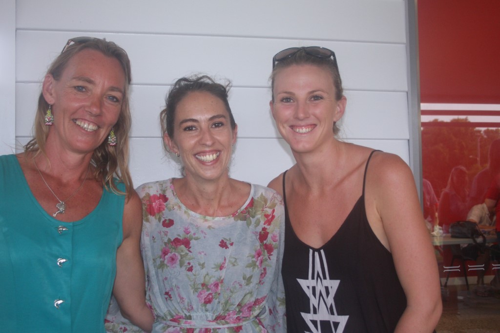 Rainbow Beach's Rachel Croker, Kirstie Morris-Jordison and Brooke Bignall encourage everyone to help out the P&C