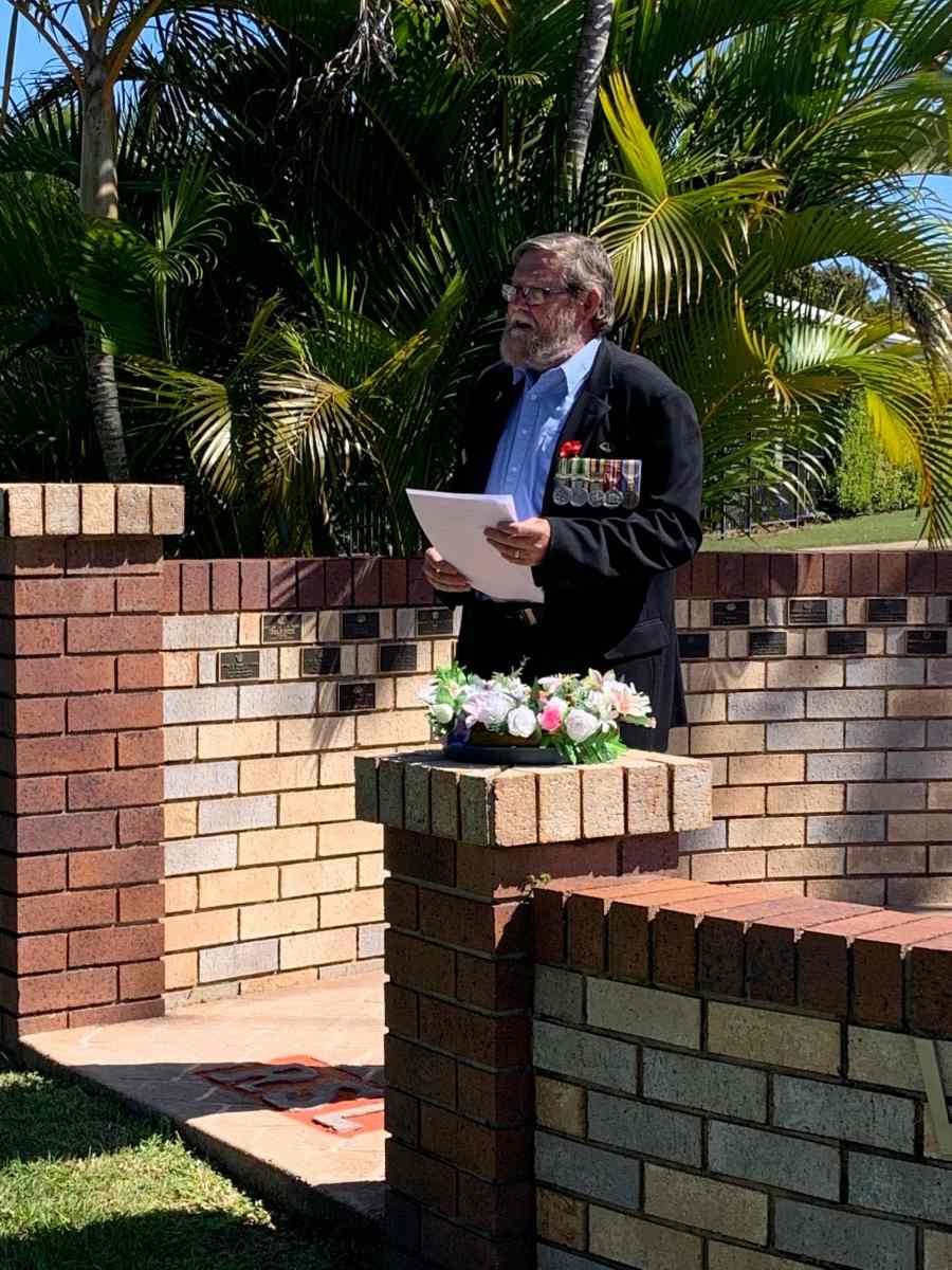 Tin Can Bay RSL Sub Branch President Don Holland