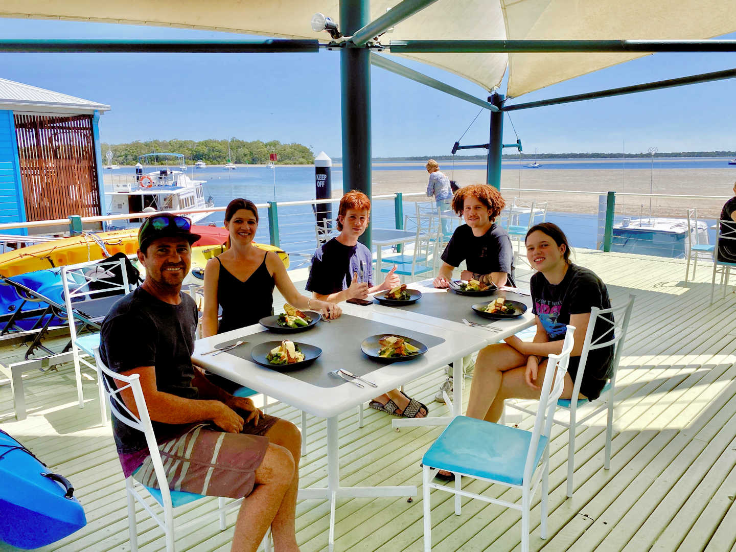 Alison Little and her family enjoy being together over Christmas and love the sun, fun and food