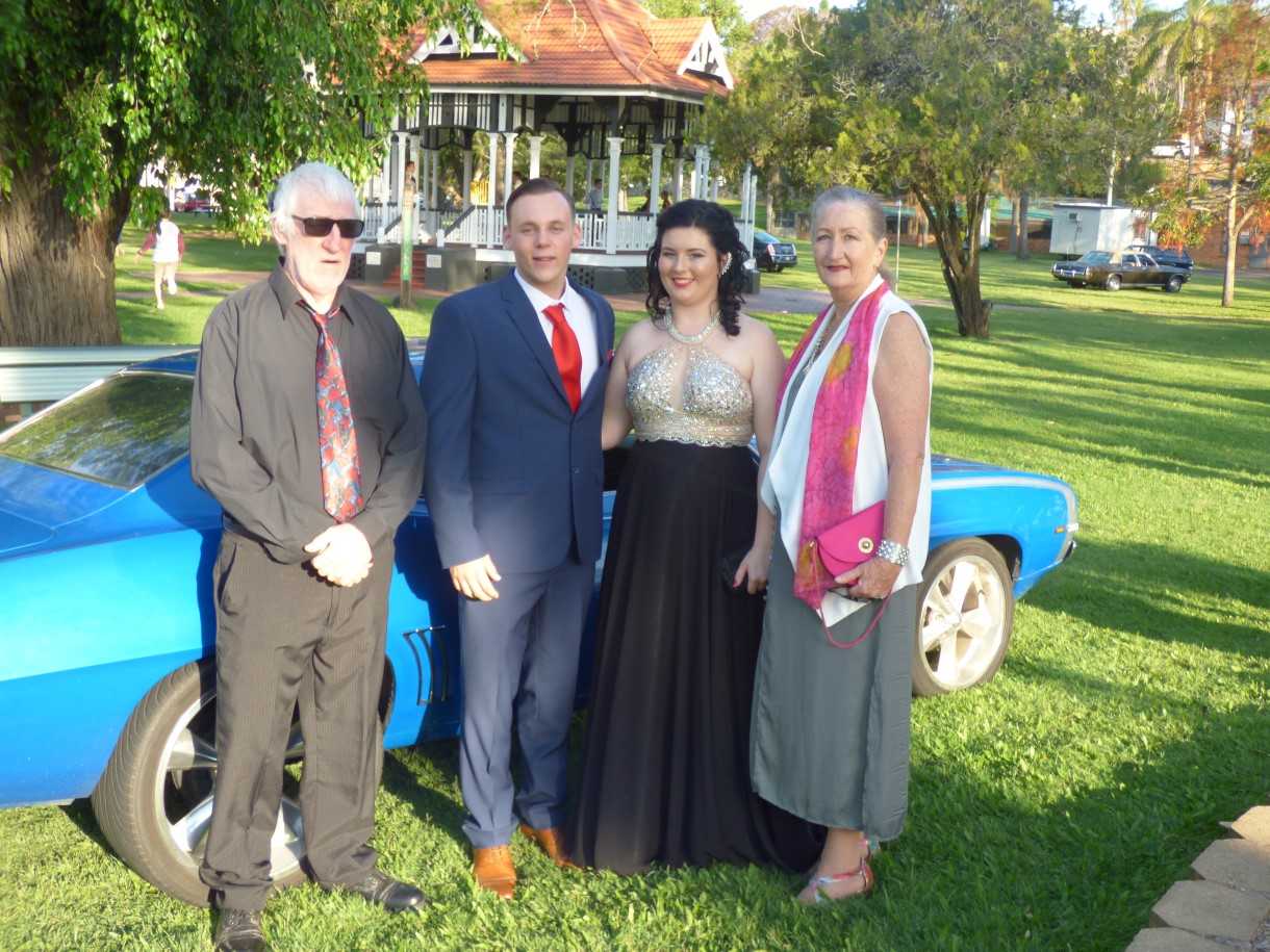 John Brosnan, Bryce Googe, Samantha Montgomery and Sandy Brosnan