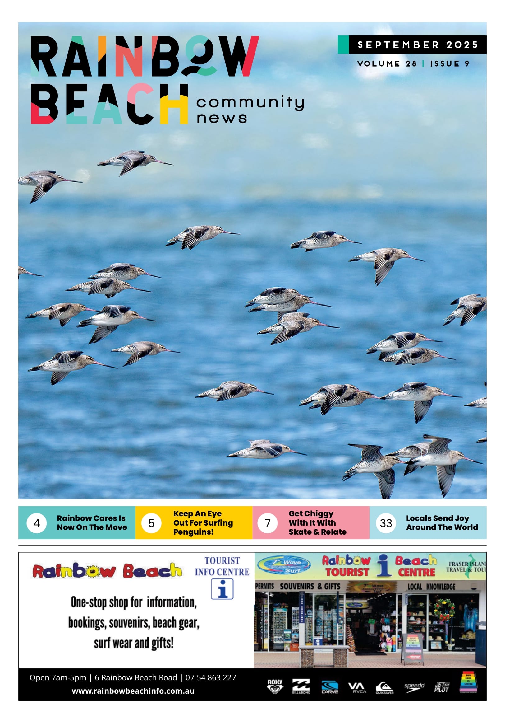 Rainbow Beach Community News September 2025 Issue Cover