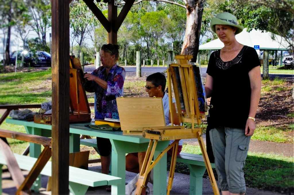 Paint out in the open post image