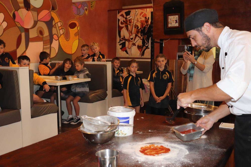 What fun! Arco’s teach local kids about food post image
