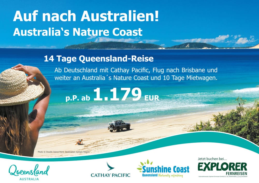 Rainbow Beach image put 'bums on seats' post image