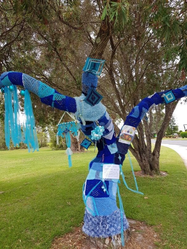 Blue Tree Shines For Mental Health In Tin Can Bay post image