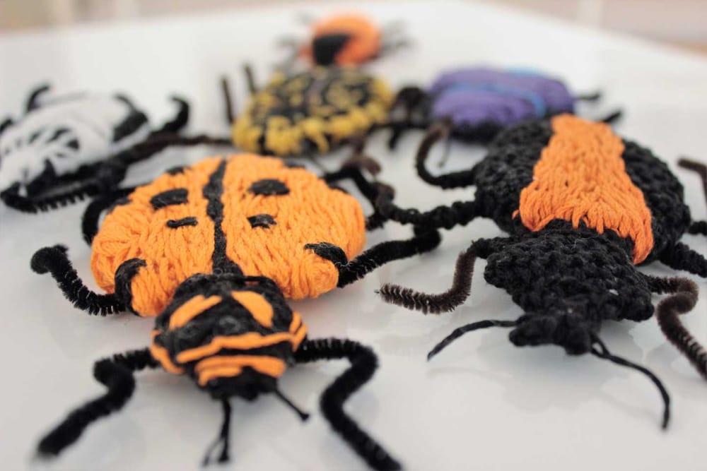 Stitched bugs, beetles and butterflies post image