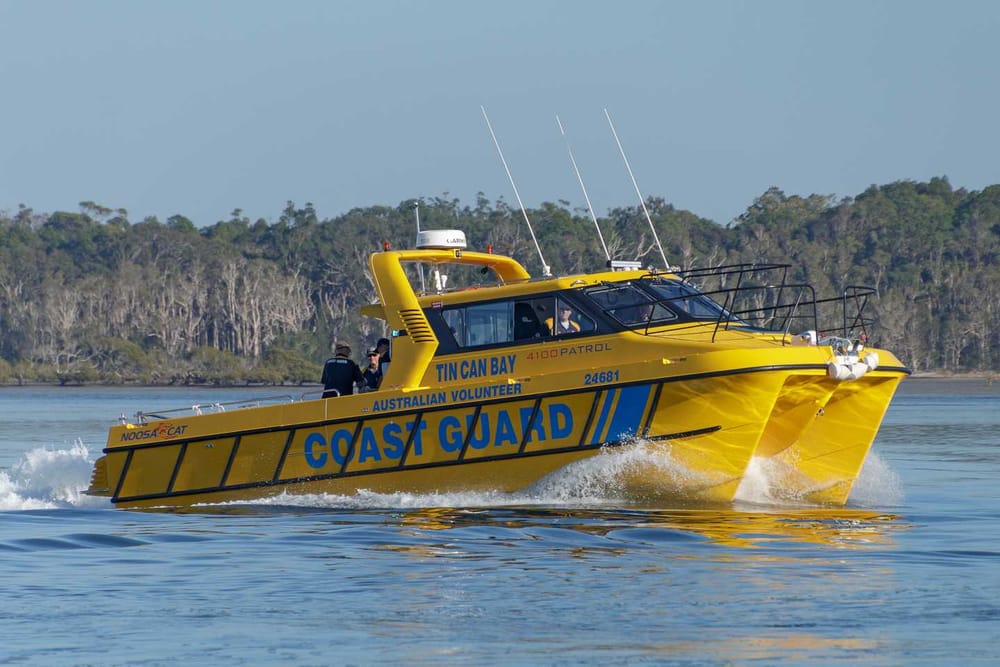 Coast Guard announce their rescue vessel has arrived! post image
