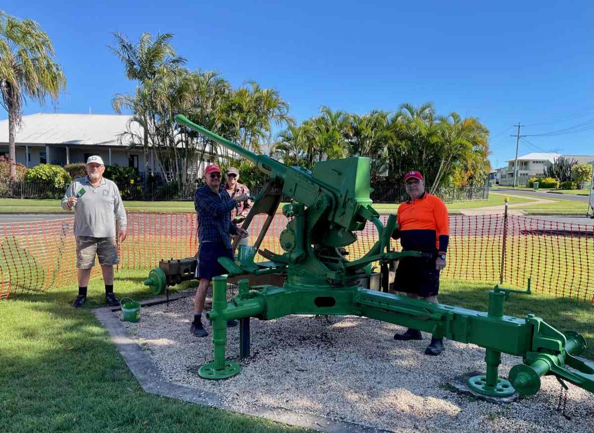 Memorial Park Gun Refurbishment Fired by Community Spirit post image