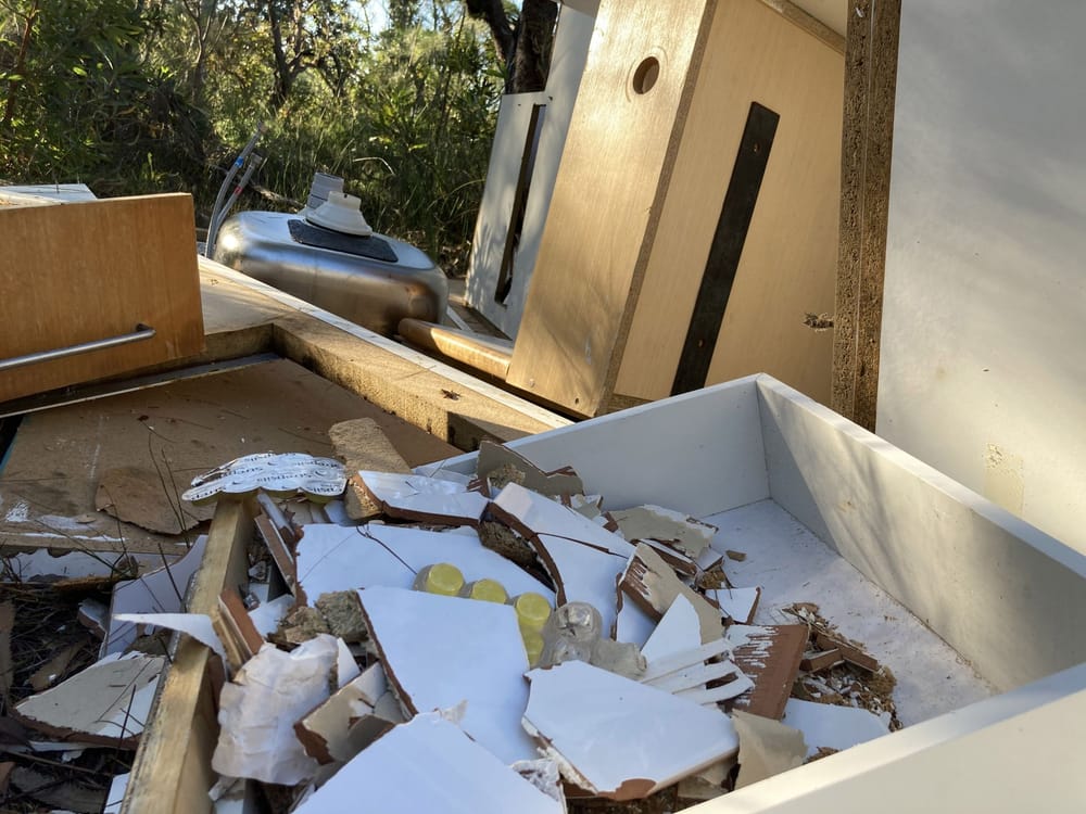 Fines issued for unlawfully dumped Cooloola kitchen post image