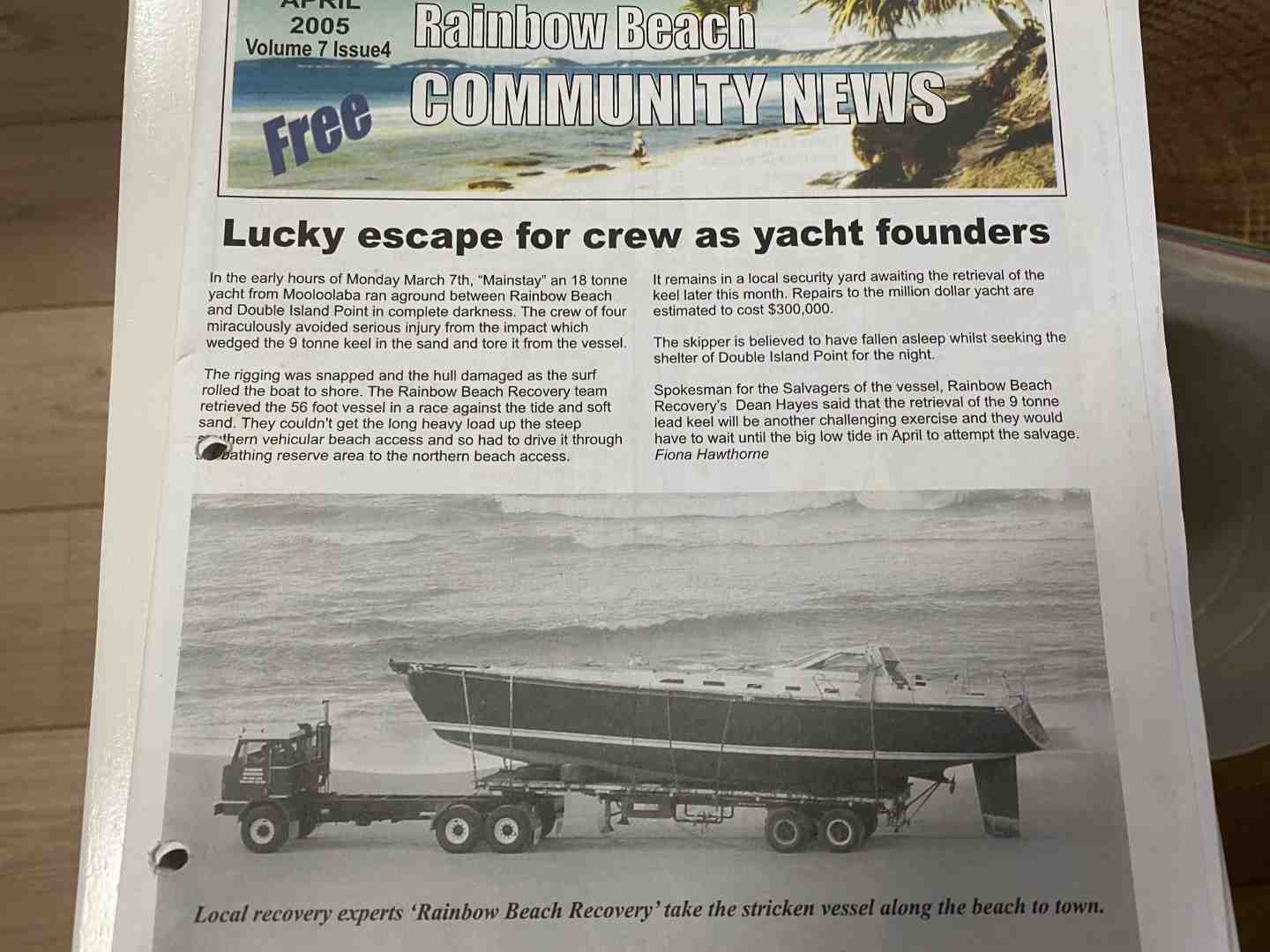 Historical Cooloola: The story of the Mainstay post image
