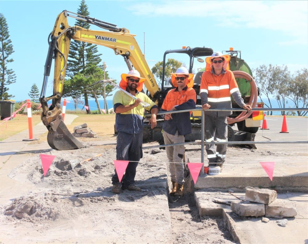 Rainbow Beach goes underground post image