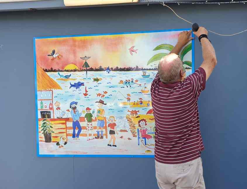 New Sign - and Sound! - at the Yacht Club post image