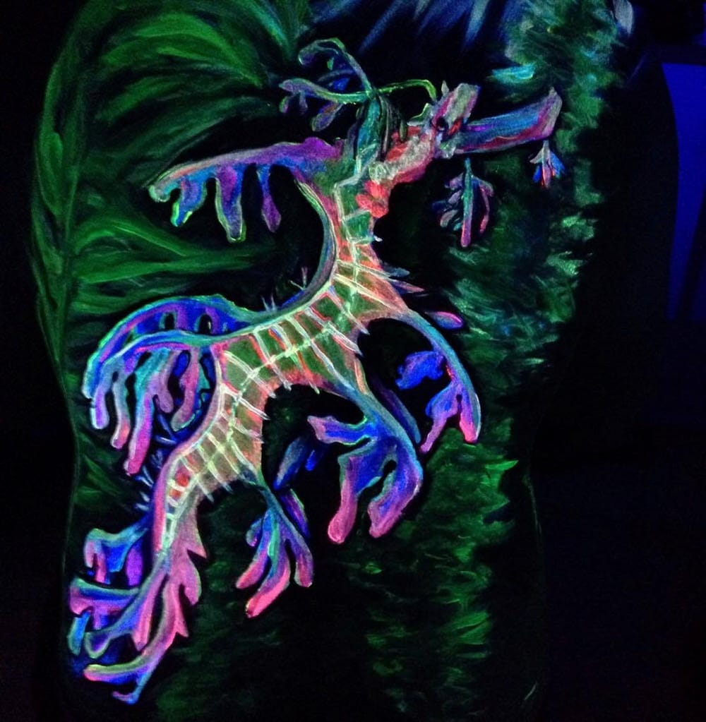 Artist shares environmental message in UV paints post image