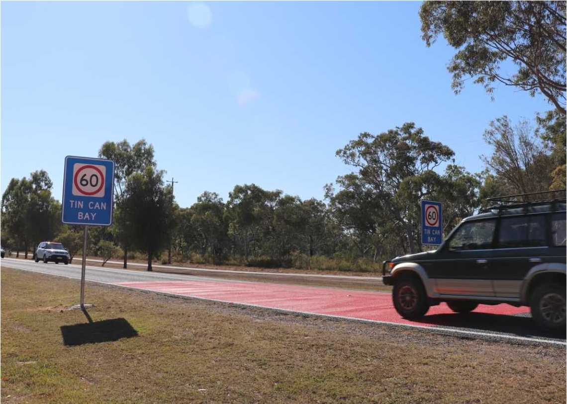 New 60 signs for Tin Can Bay and Rainbow Beach post image