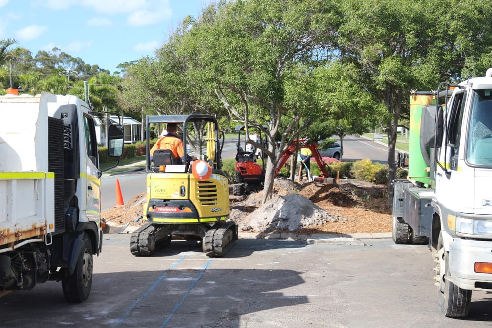 Work has begun to beautify Rainbow’s main street post image