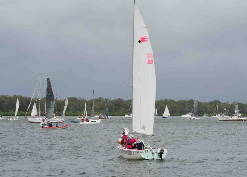 Our only entrant in last month’s Bay to Bay Yacht Race won second place!