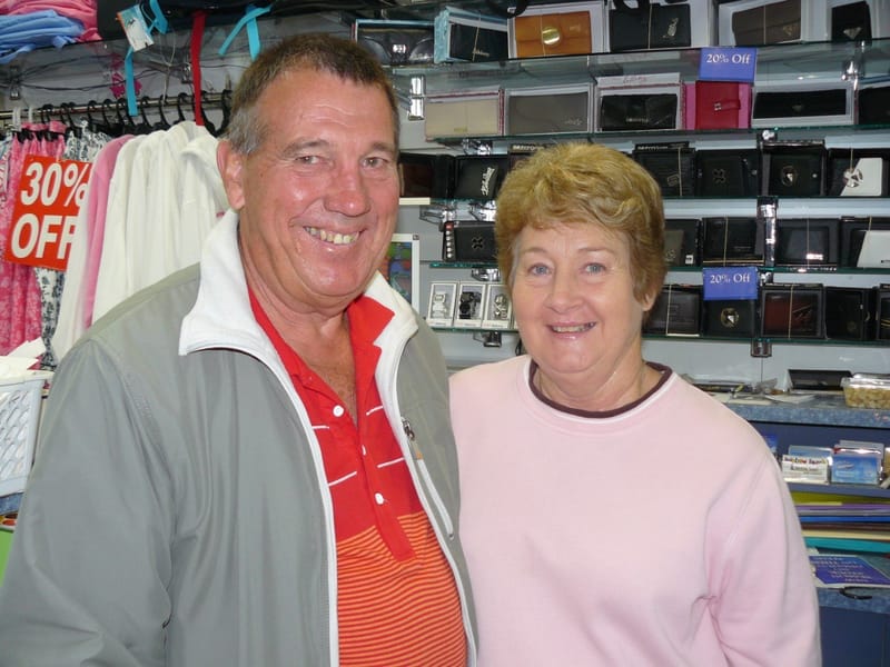 Business during Covid - Sam and Maureen from the Rainbow Beach Tourist Info Centre