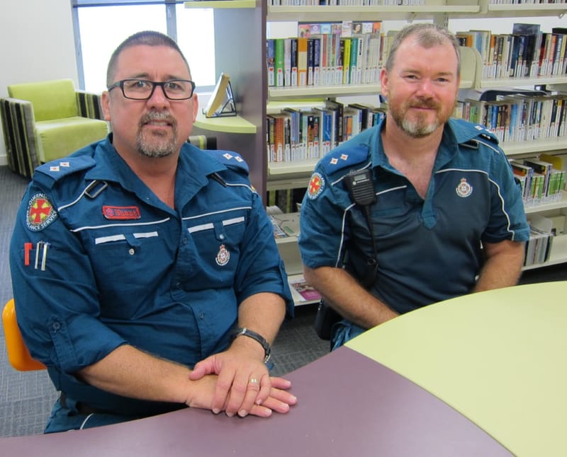 Welcome to the new Officer in Charge of the Rainbow Beach Ambulance Station Shane Douglas and all the best and thanks to Clin
